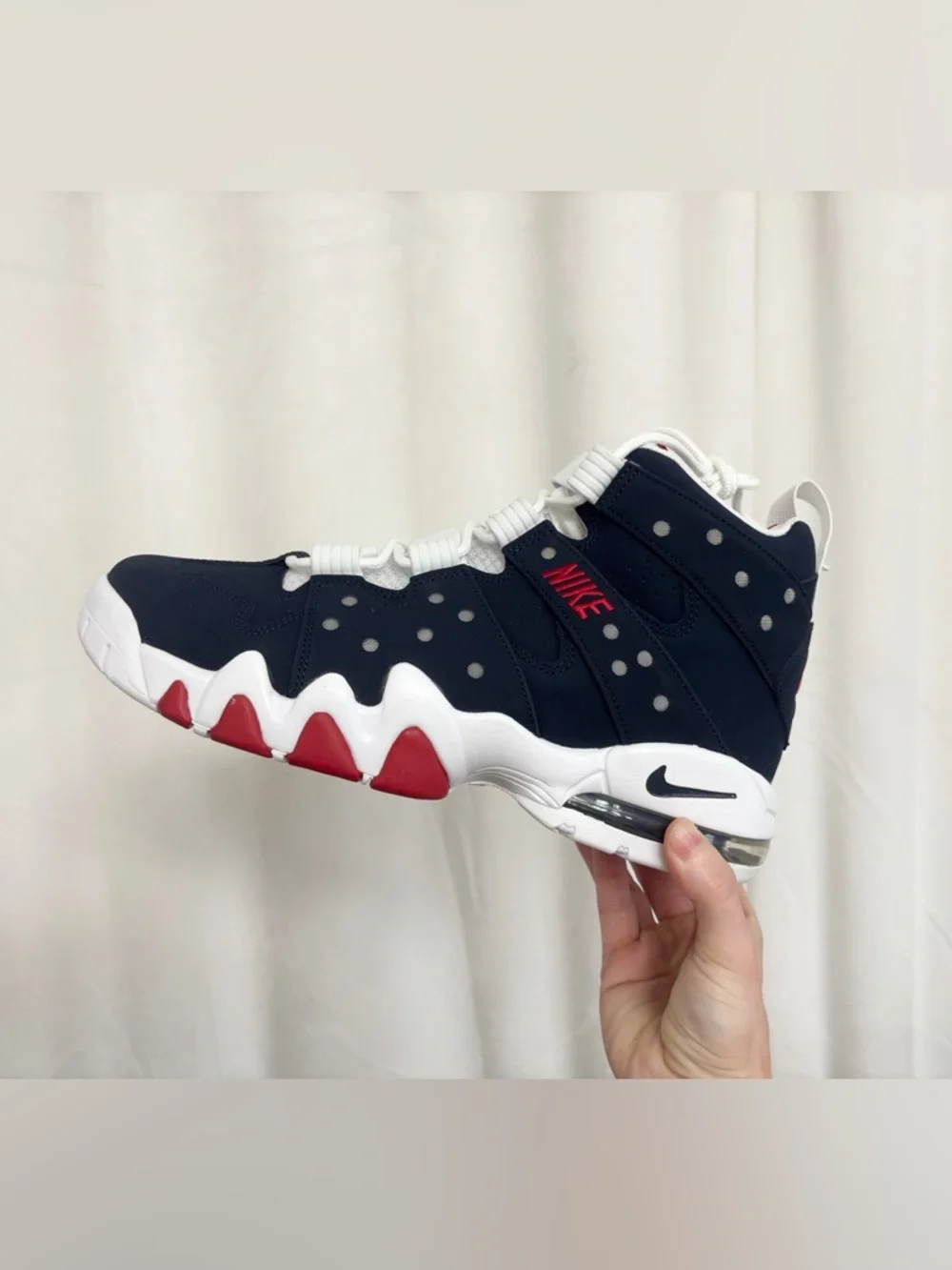 NEW WITH BOX Nike Airmax2 CB ‘94 USA 2021 SZ 9.5 obsidian, red, white colorway